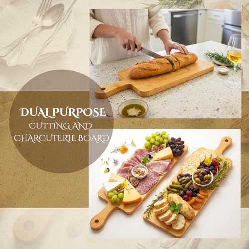 6 Pcs Cutting Boards with Handle (6 Count)