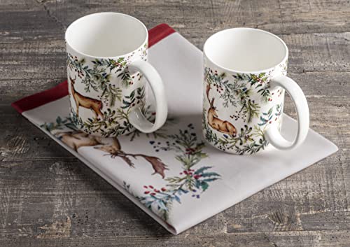 Coffee Mug with Handles Tea Cups (2 Count)