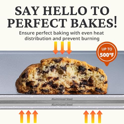 Non Stick Ceramic Baking Sheet Pan Set of 3 (3 Count)