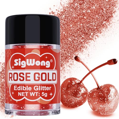 Rose Gold Edible Glitter