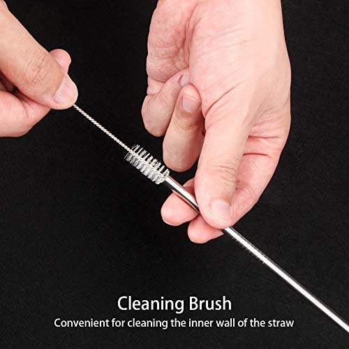 24 PCS Straight & Bent Stainless Steel Straws for Tumblers (24 Count)