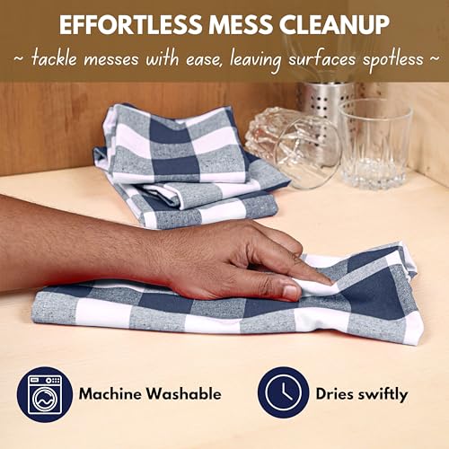 4 Pack Kitchen Towel with Hanging Loop 16x26 inches