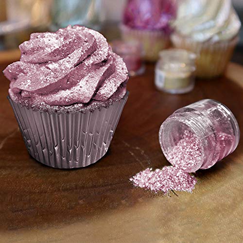 Pink Rose Edible Glitter