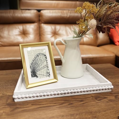 Wood Decorative Coffee Table Serving Tray