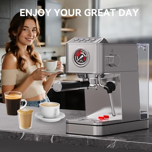 EM623 Espresso Machine 20 Bar with Steam Milk Frother