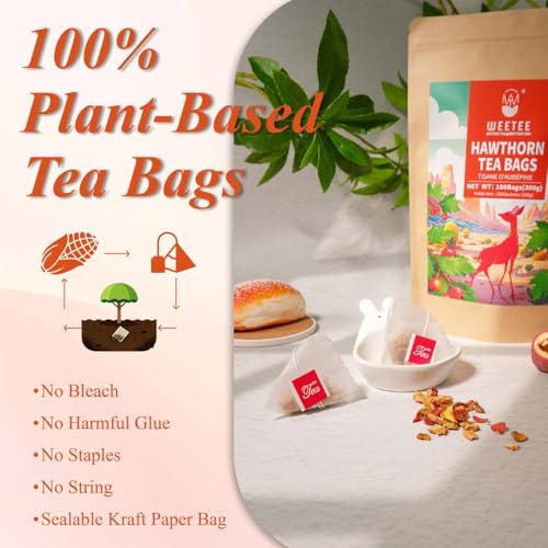Hawthorn Berry Tea Bags 100 Count