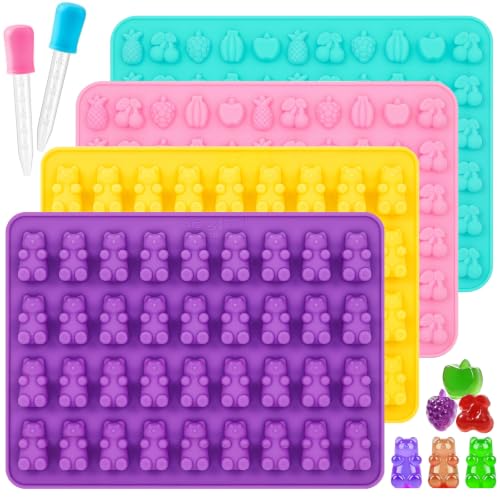 Gummy Bear Mold Silicone (4 Count)