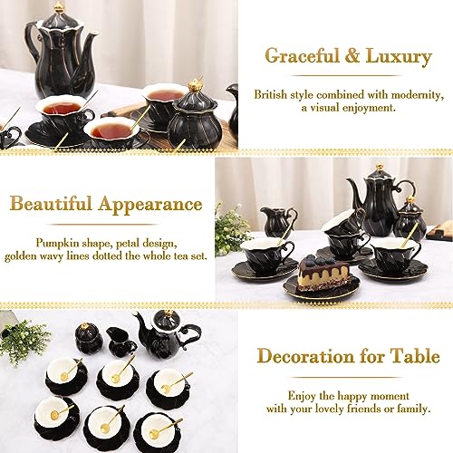 22 pcs Porcelain Tea Set for 6