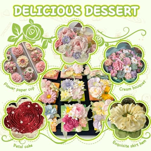 7 Pieces Set Stainless Steel Cake Decorating Tips Set (7 Count)