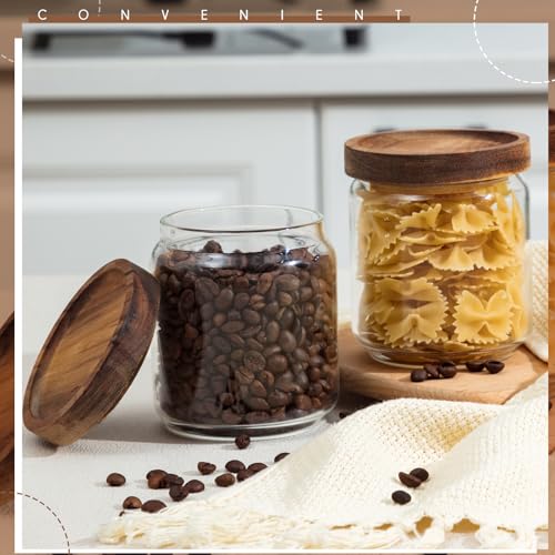 8 Pack Glass Containers Canister Set (8 Count)