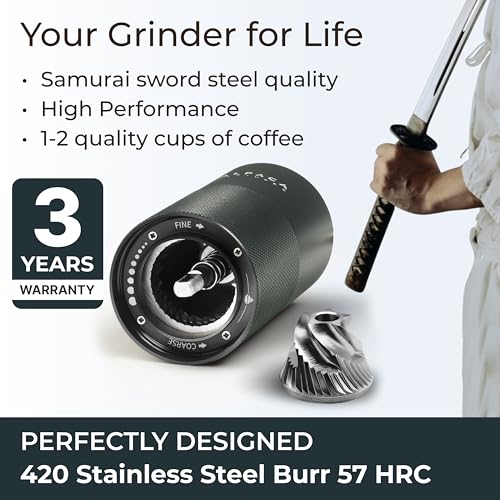 Premium Manual Coffee Grinder for Espresso