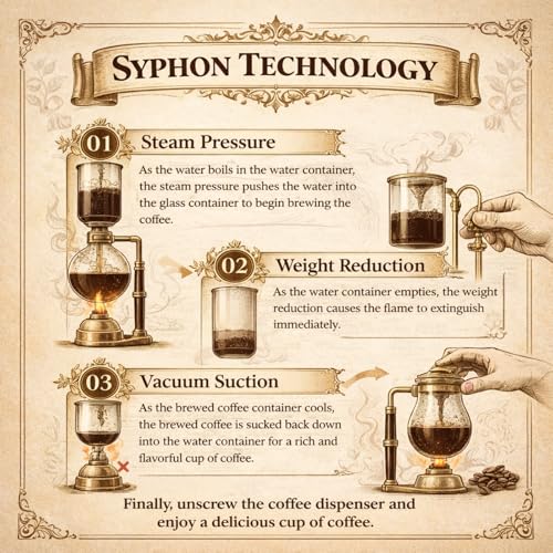 Belgian Balance Syphon Vacuum Coffee Maker