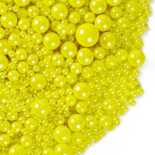 Yellow Pearl Sugar Sprinkles (4.58 Ounce)