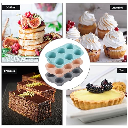 3 Pack Silicone Muffin Pan (3 Count)
