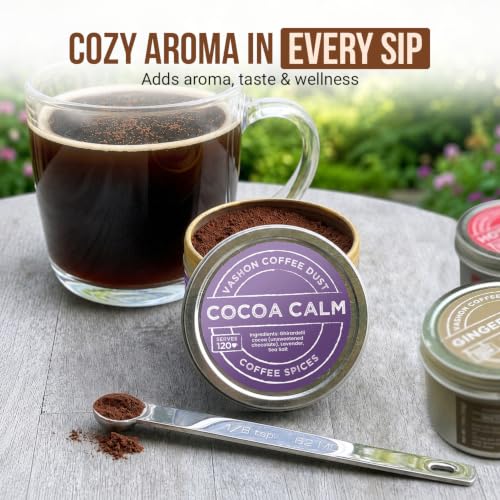 Coffee Dust Cocoa Calm Flavoring Powder (2 Ounce)