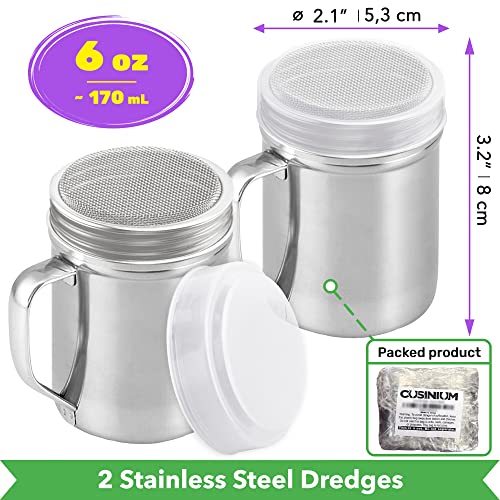 Powdered Sugar Shaker Duster (2 Count)
