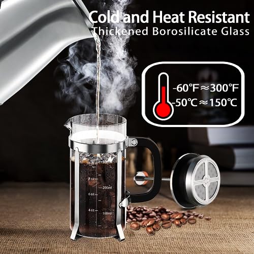 French Press Coffee Maker 304 Stainless Steel Coffee Press