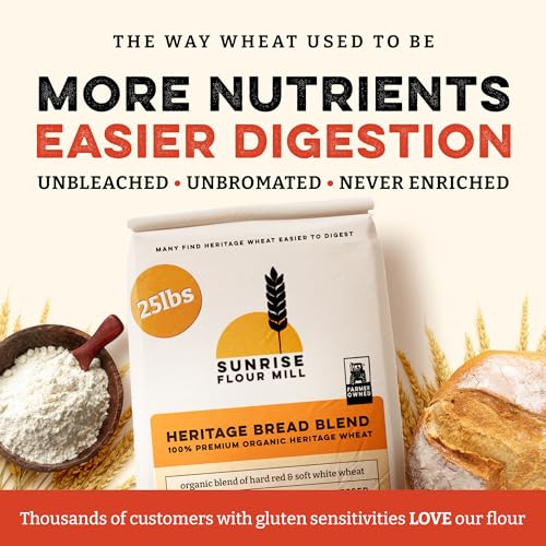 Heritage Organic Bread Flour Blend (400 Ounce)