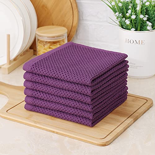 100% Cotton Kitchen Dish Cloths (6 Count)