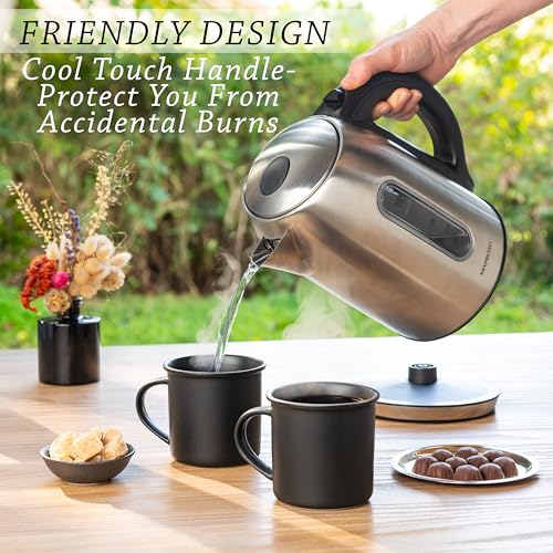 Stainless Steel Electric Kettle Temperature Control