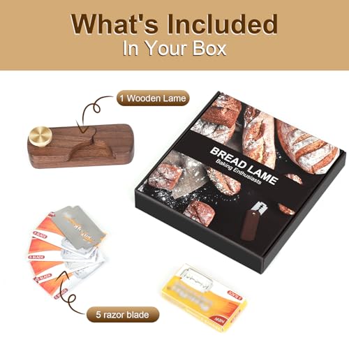 Magnetic Wooden Bread Lame Dough Scoring Tool