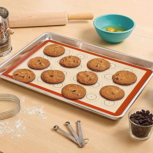 Macaron Silicone Baking Mats for Half Sheet Pan
