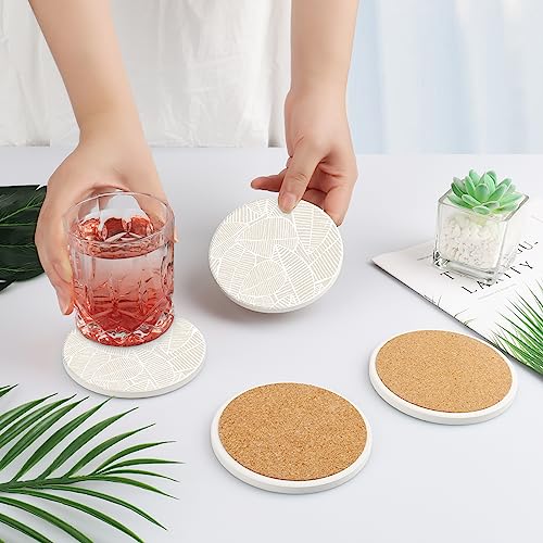 Ceramic Absorbent Table Coasters Set of 2 (2 Count)