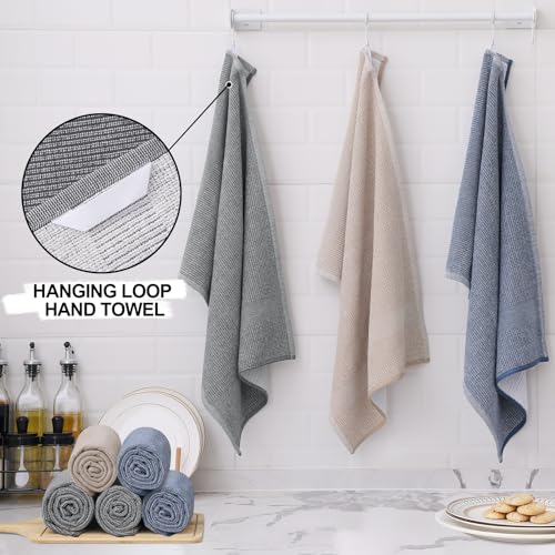 380 GSM Cotton Premium Kitchen Towels 6 Pack (6 Count)