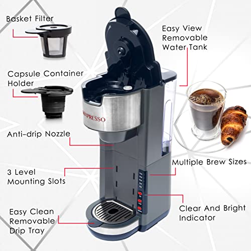 Gray Single Serve Coffee Brewer K