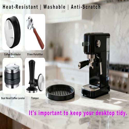 51mm Espresso Dosing Funnel & Silicone Mat