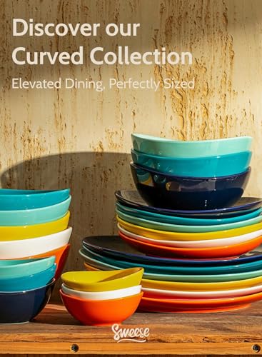 7.8 Inch Porcelain Dessert Plates Set of 6 (6 Count)