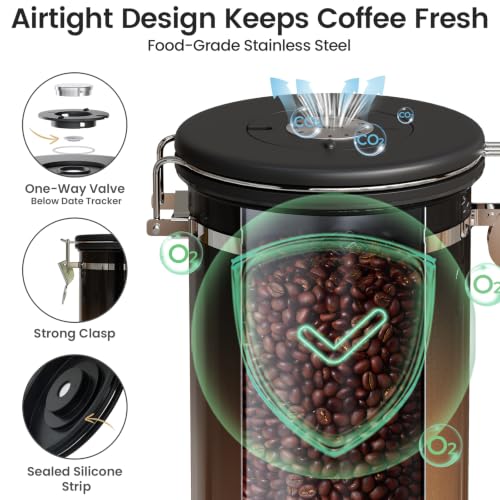 Coffee Canister with Window