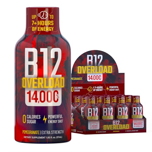 B12 Overload Extra Strength Energy Shot (23.16 Fl Oz)