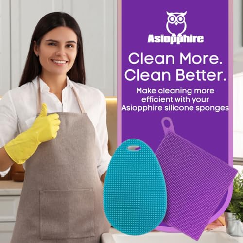 Silicone Dish Sponge Dish Scrubber