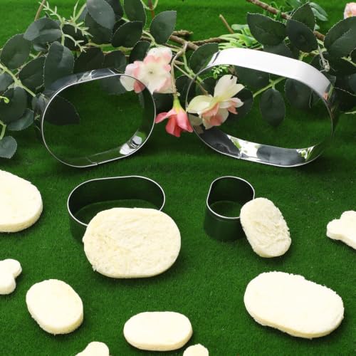 Pill Capsule Long Oval Cookie Cutters 4 Sizes (4 Count)