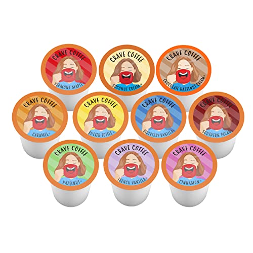 Flavored Coffee Pods Sampler (40 Count)
