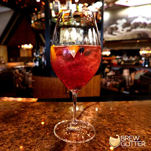 Maroon Red BREW GLITTER Edible Glitter For Drinks