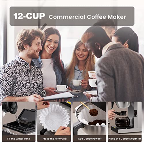 12 Cup Commercial Pour Over Coffee Maker SF (12 Count)
