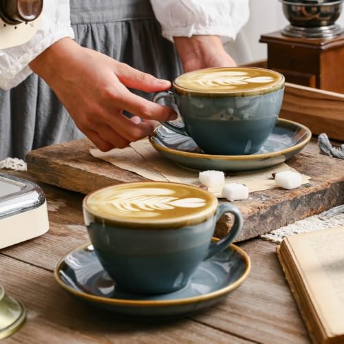 Ceramic Cappuccino Cup Set of 4 (7.8 Count)