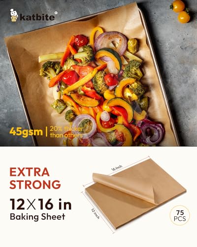Parchment Paper Baking Sheets (75 Count)