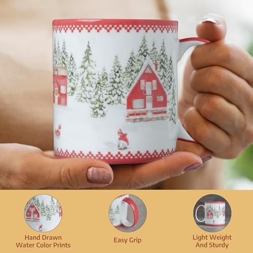 Coffee Mug with Handles Tea Cups