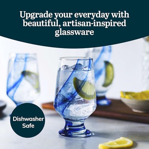 Blue Ribbon Goblet Glasses (8 Count)
