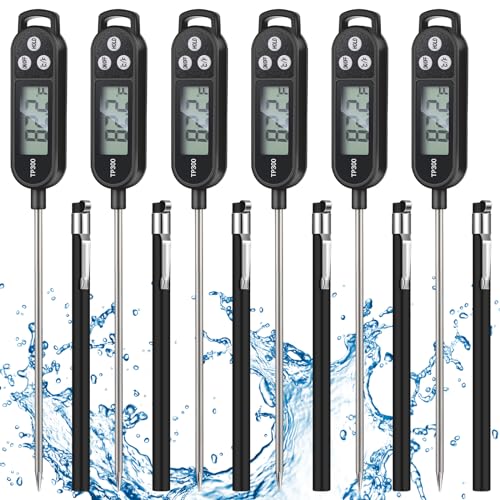 6 Pcs Food Thermometer Instant Read Probe BBQ (6 Count)