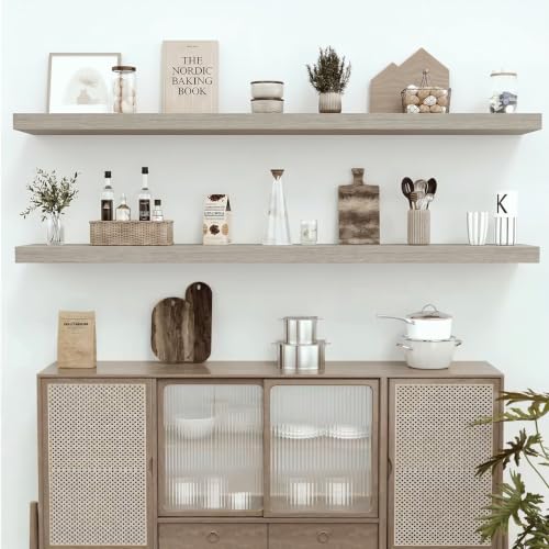 Deep Floating Shelves 60x12” Set of 1