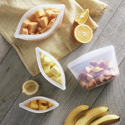 Premium Reusable Silicone Food Storage Bags (2 Count)