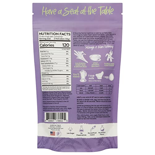 Gluten Free Rolled Hotcakes Crepe Mix by American Table (14 Ounce)