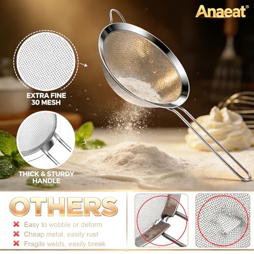 Fine Mesh Strainers (3 Count)
