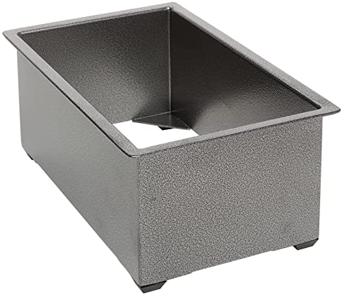 Stainless Steel Espresso Knock Box Holder 9.25x5.5x4" for Cafe
