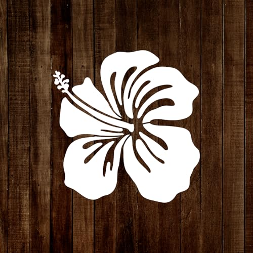 Hibiscus Stencil 6 Inches