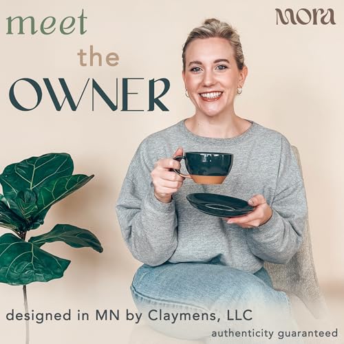 Mora Ceramic Latte Art Mug With Saucer